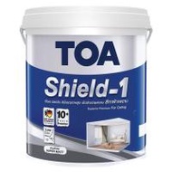สีน้ำทาฝ้า TOA SHIELD-1 E999 ด้าน 5 แกลลอน (209461)