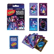 UNO Kpop Demon Hunters Card Game, Netflix-themed deck with special rules, family party game for ages