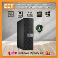 (Refurbished) Dell Optiplex 3050 SFF Small Form Factor PC Desktop (i3-6100 3.70Ghz500GB4GBW10P)