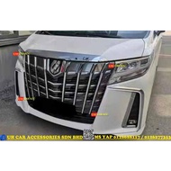 TOYOTA ALPHARD 2015-2017 CONVERT TO 2018-2021 FRONT BUMPER GRILLE SET