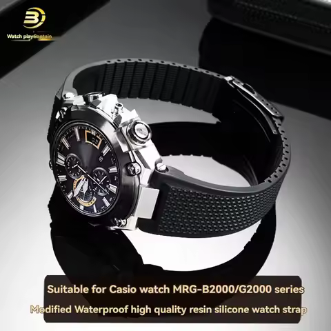 For Casio G-SHOCK series 5625 MRG-B2000/MRG-G2000 resin silicone watch strap accessories men's sport