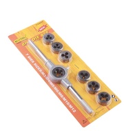 F1B2 Set Hand Tap Die Thread Thread Bolt Thread 8 pcs 9V0