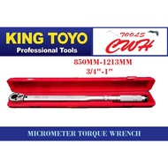 King Toyo 850-1213MM Micrometer Torque Wrench (Ratchet Type)