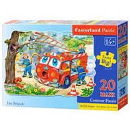 【恆泰】Castorland 波蘭進口兒童拼圖20片 大片小汽車組合 02139 益智玩