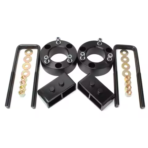 Car 3 Inch Front Rear Suspension Lift Kit Shock Spacer Spring Ubolt For Ford F-150 2004-2008 2WD 4WD