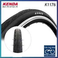 Lốp (Vỏ) Trọc Xe Đạp KENDA K1176 26x1.75 / 27.5x1.75