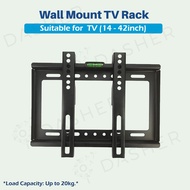 【New】14-42 inch Wall Mount TV Bracket  40-65inch Adjustable Wall Mount TV Bracket TV Rack Rak Dinding TV Rak Pendakap TV