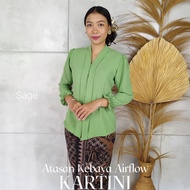 (HANYA KEBAYA) Atasan Kebaya SIFON AIRFLOW POLOS KERUT Strait Kebaya Bali Pengantin Pesta Wisuda Mod