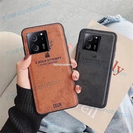 Deer Cloth Phone Case For Xiaomi 13T pro 13tpro 13pro 13lite 13Ultra Xiaomi13t pro Xiaomi13tpro 2023 Casing Matte Leather Soft Silicone Back Cover