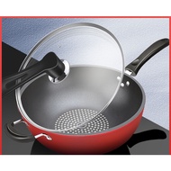 Non-stick Wok Multifunctional Wok Non-Stick Pan Household Frying Pan Induction Cooker Gas Stove Universal