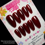 1 Real Gel Nails Cherry Syrup Red🩷  All Sets Of Nail Accessories️