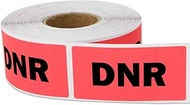 3 Rolls - DNR Labels for RX, Medical, Veterinarians, Pharmacies (2" x 1" / 900 Labels Per Pack/Fushi