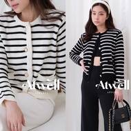 Brenna Knit Stripe Cardigan Atwell Apparel has arrived