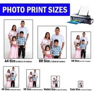 PHOTO PRINT 2R / 3R / 4R / 5R