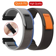 26mm 22mm Nylon Sports Trail Loop Velcro Strap Quick Fit Replace Band For Garmin Fenix 7 7X 6 6X Pro 5 5X Plus 3 3HR 2 Approach S62 S60 S70 47mm