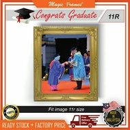 [READY STOCK] PICTURE FRAME FOR GRADUATION PICTURE (11R SIZE/ 11x14)- GOLD COLOR