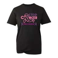 Stop Cancer World Cancer Day T-Shirt, Breast Cancer Awareness Ribbon Unisex Top