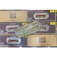TOBAKI 415 124L 132L HEAVY DUTY O-RING ORING GOLD CHAIN
