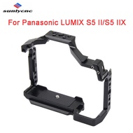 Sunlycnc กล้องกรงสำหรับ Panasonic LUMIX S5 Ii/ S5 IIX ด่วนที่วางจำหน่าย S Tabilizer Rig DSLR อุปกรณ์