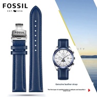 7/24 ✈ In stock12/14/16/18/20/22/24mm Genuine Plain Leather Strap for Fossil Watch Band Men Women Br