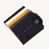 BAYAR DITEMPAT - Baju Koko Pria Polos Lengan Pendek Bahan Cotton Tebal Adem. Baju Koko Hanafi. Kemej