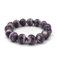 AMETHYST หินอเมทิสต์ ขนาด 11 มม. สร้อยข้อมือหินแท้ by siamonlineshop