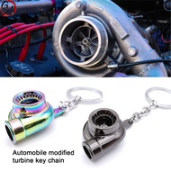 Rainbow Car Keychain, Turbine Shaped Ring Keychain Blower Turbo