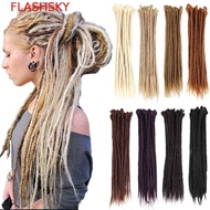 FLASHSKY Hair Extension Soft Handmade Fashion Reggae Braiding Rock Braiding Hair