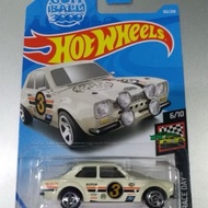 Hot Wheels '70 Ford Escort RS1600 Gumball 3000 HW Race Day Rally