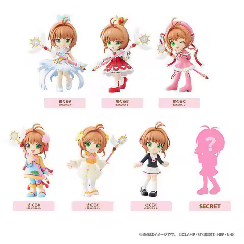 Genuine Cardcaptor Sakura Blind Box Sakura Kinomoto Anime Figures Original Cardcaptor Sakura Mystery
