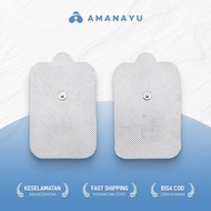 2pcs Electrode Pad Stimulator Pijat Elektrik beurer TENS NMES