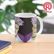 Frida Kahlo Purple Roses Classic Mug