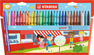 280/30-01 STABILO power彩色纖維筆30色