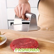 FASHIONKA Stainless Steel Grill Press, No Rust Stainless Steel Smash Burger Press, Steak Burger Roun