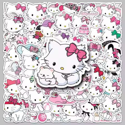 Hello Kitty Puzzle Stickers: Interactive, Waterproof Stickers