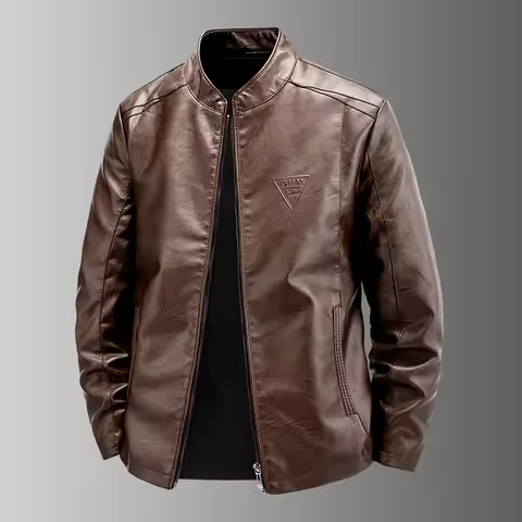 New Formal Leather Jacket Man Pilot Jacket Man Leather Brown Leather Jacket Black Leather Jacket for