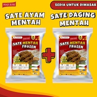 COMBO SATAY AYAM 25 PCS , DAGING 25 PCS FROZEN  + FREE Kuah Kacang Sedap SATE HAJI JURI (READY STOCK