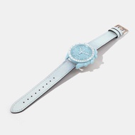 OMEGA x Swatch Mission to Uranus Moonswatch代用小牛皮錶帶