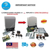 G FORCE / CELMER SL1000 / GPRO 750AC SLIDING AUTOGATE AUTO GATE MOTOR SYSTEM - WITHOUT Gear Rack