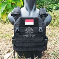 Rompi Body Vest Tactical Quick Release Polosan Jahitan Full Bartacking/Rompi Pelepas Cepat Polosan