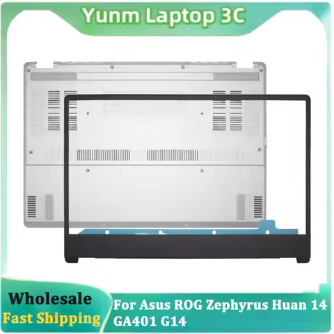 Brand New For Asus ROG Zephyrus HUAN14 GA401 G14 Laptop LCD Front Bezel Cover Bottom Base Case Lower