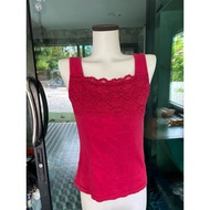 N10 Lace-Trimmed Muscle Color Defect Work Not Ordered GKS7001 Bust 79-87 Cm. Height 154-162 Cm