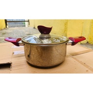 SUPRA Stainless Dutch Oven Pan 20 Cm - Red