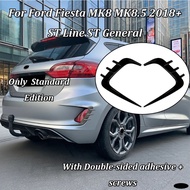 For Ford Fiesta MK8 MK8.5 2018+ ST Line ST General Exterior Parts Rear Bumper Trim Lip Spoiler Stick