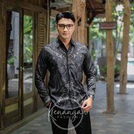 KEMEJA Batik Memories Fashion HARYANA Motif Men's Premium Slimfit Long Sleeve Motif Formal Batik Shi
