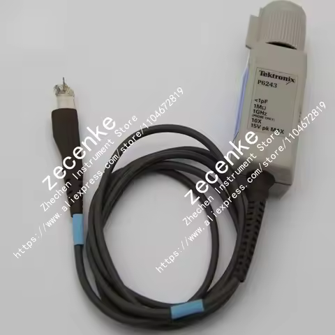 1PC Used Tektronix P6243 1 GHz 10X 15v Oscilloscope Probe with Accessories 100% TEST