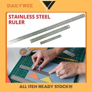 Pembaris Besi Panjang Stainless Steel Ruler Pembaris Sekolah Stationery School Alat Tulis Pelajar Se