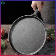 Cast iron steak frying pan thickened cast iron frying pan 26/28 uncoated non-stick pancake pan gas induction cooker
