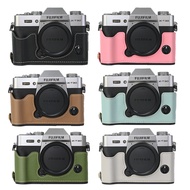 PU Leather Camera Case Half Body Cover With Wrist strap  For Fujifilm XT10 XT20 XT30 XT30 II