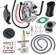 JAVIK Carburetor Carb And Intake Manifold With Fuel Valve Petcock Kit For Arctic Cat ATV 250 300 200